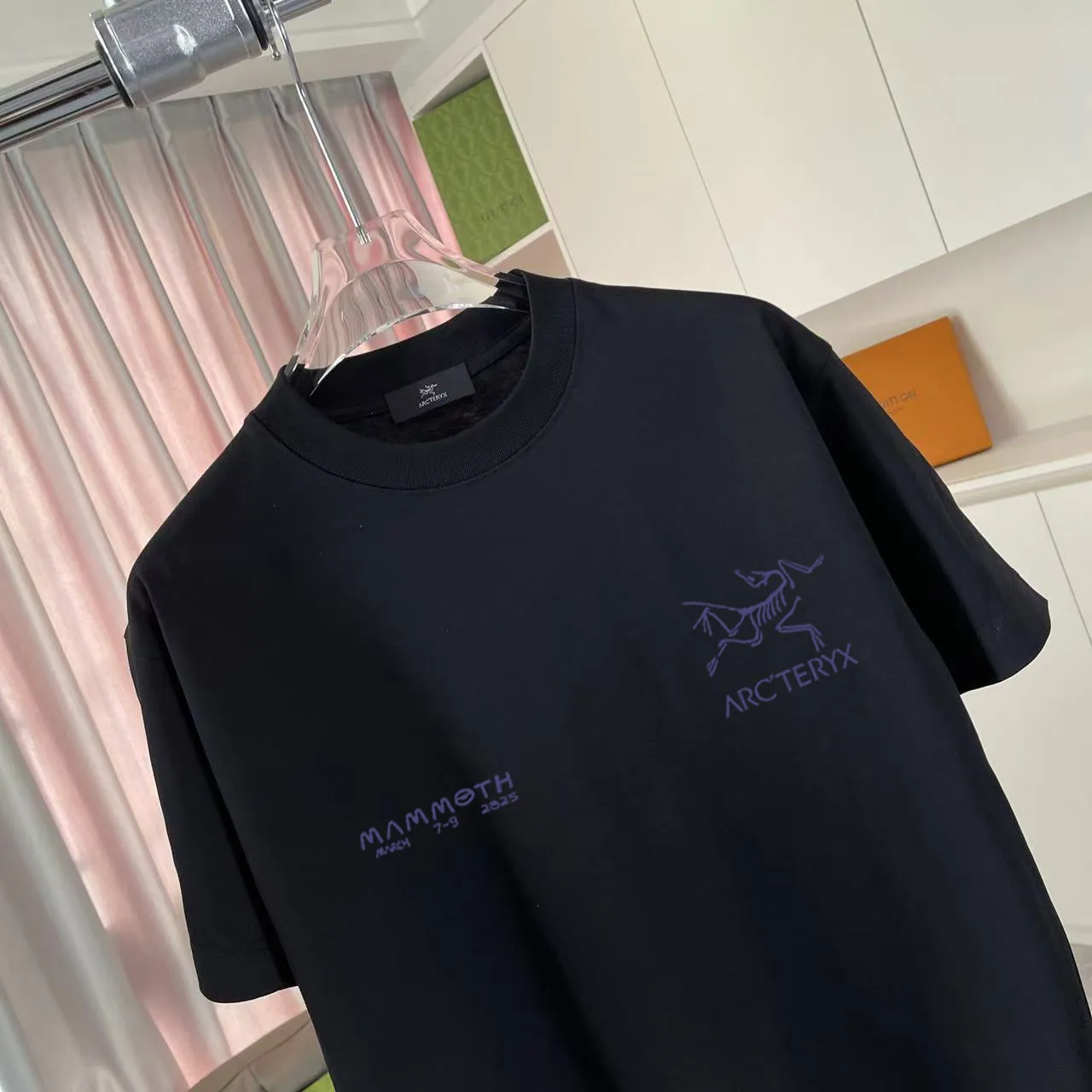 ARC'TERYX* 2025 New Arrival logo t g Same Style Size：S M L XL XXL ：Black White Blue Gray
